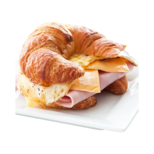 Cuernito de jamón y queso