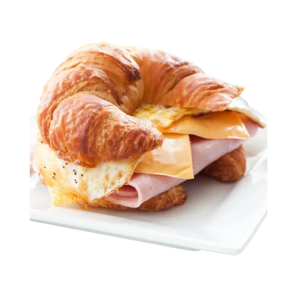 Cuernito de jamón y queso